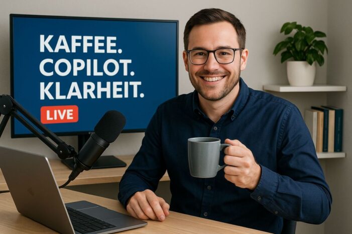 Kaffee. Copilot. Klarheit.: Erfolgreicher Auftakt für Damian Gorzkullas neues Live-Format