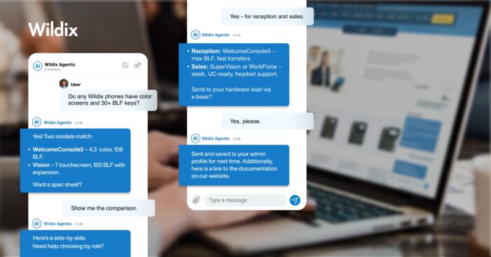 Wildix bringt erstes modulares Live-AI-System auf den Markt, das direkt in eine UCaaS-Plattform integriert ist