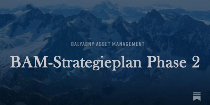 Balyasny Asset Management startet „BAM-Strategieplan Phase 2“ Umfassende Expansion in den europäischen Markt.