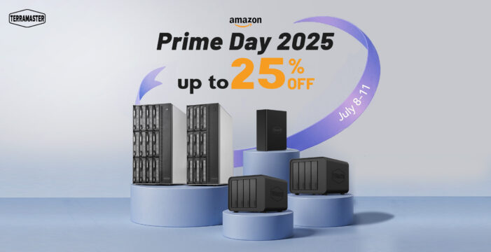 Amazon Prime Day 2025: TerraMaster bietet bis zu 25% Rabatt auf verschiedene Speicherlösungen