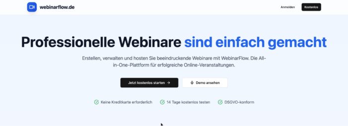 Kostengünstige und hochwertige Webinar- und Automationslösung für Selbständige und Coaches