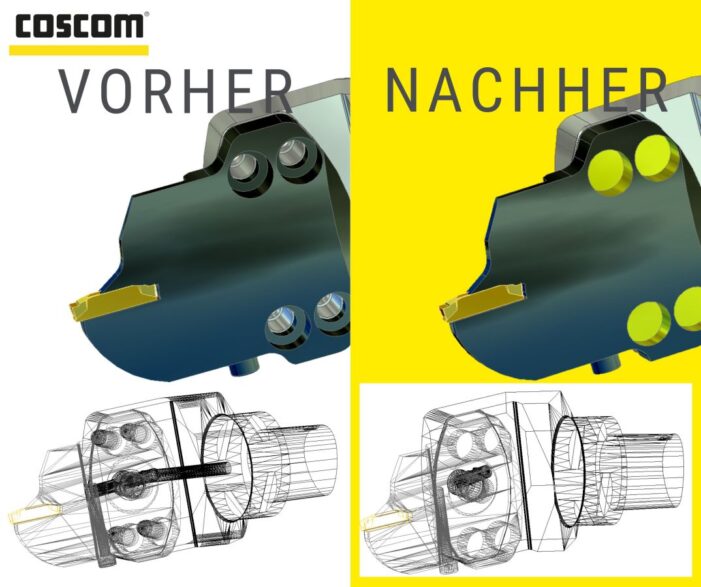 EMO 2025: COSCOM präsentiert neues Modul zur Optimierung von CAD?Werkzeugdaten