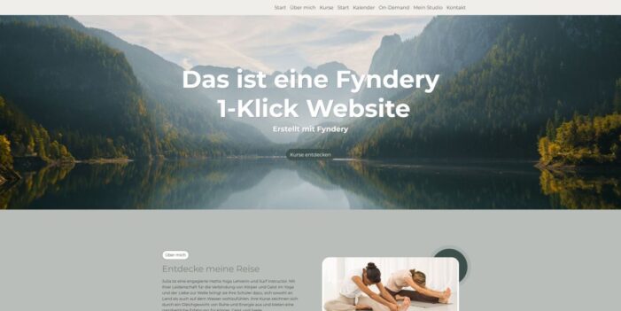 Fyndery revolutioniert Websites für Kursanbietende mit neuem Baukasten-System
