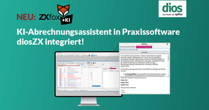 Neu: KI-Abrechnungsassistent in Praxissoftware von dios