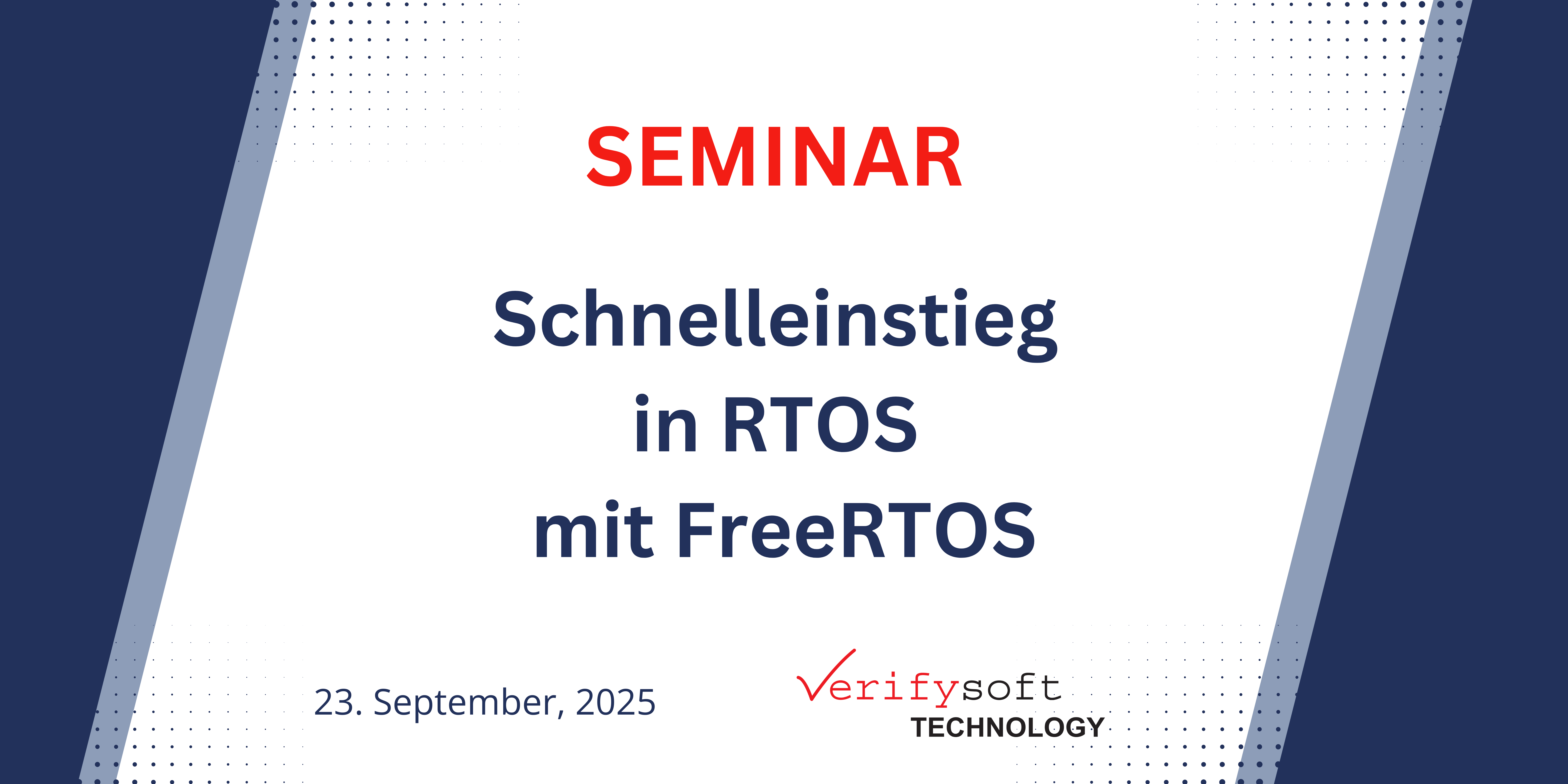 Schnelleinstieg in RTOS mit FreeRTOS  Kompakt-Seminar mit Professor Dr.-Ing. Daniel Fischer