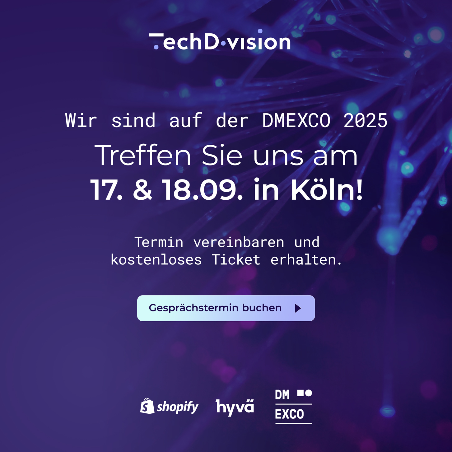 TechDivision auf der DMEXCO 2025 – Doppelt vertreten mit Shopify und Hyvä