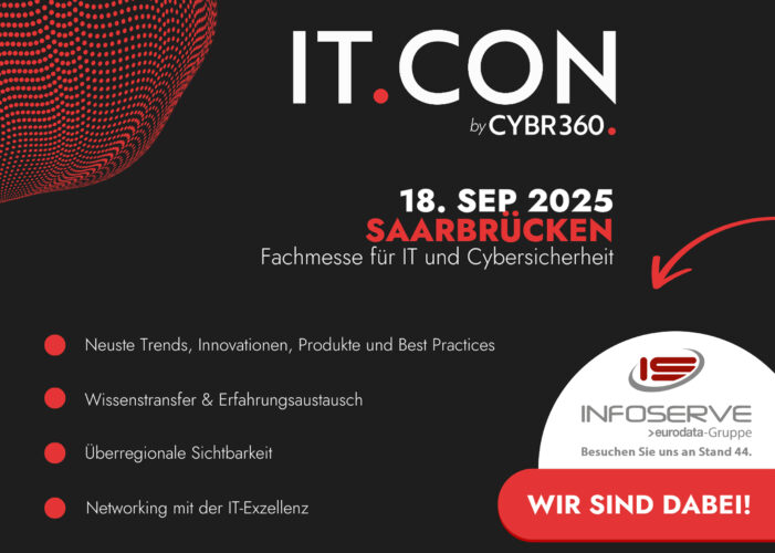 INFOSERVE präsentiert sich auf IT.CON in Saarbrücken