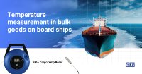 Sicherer Transport von Schüttgut: SIKA CargoTemp Roller setzt Standard bei Temperaturüberwachung an Bord