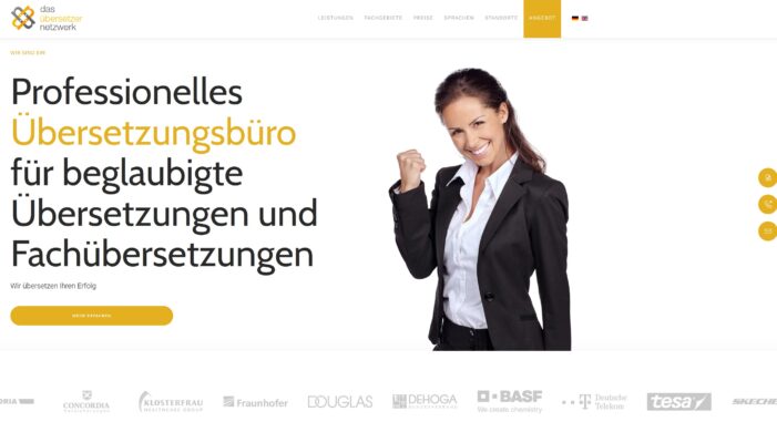 Übersetzernetzwerk mit neuer Website – Fokus auf beglaubigte Übersetzungen und erweiterte Sprachvielfalt
