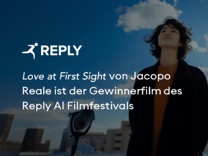 REPLY: Jacopo Reale gewinnt mit „Love at First Sight“ beim internationalen Reply AI Film Festival, das Kino und Künstliche Intelligenz verbindet