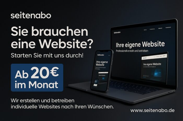 Seitenabo.de: Professionelle Websites ab 20 EUR/Monat