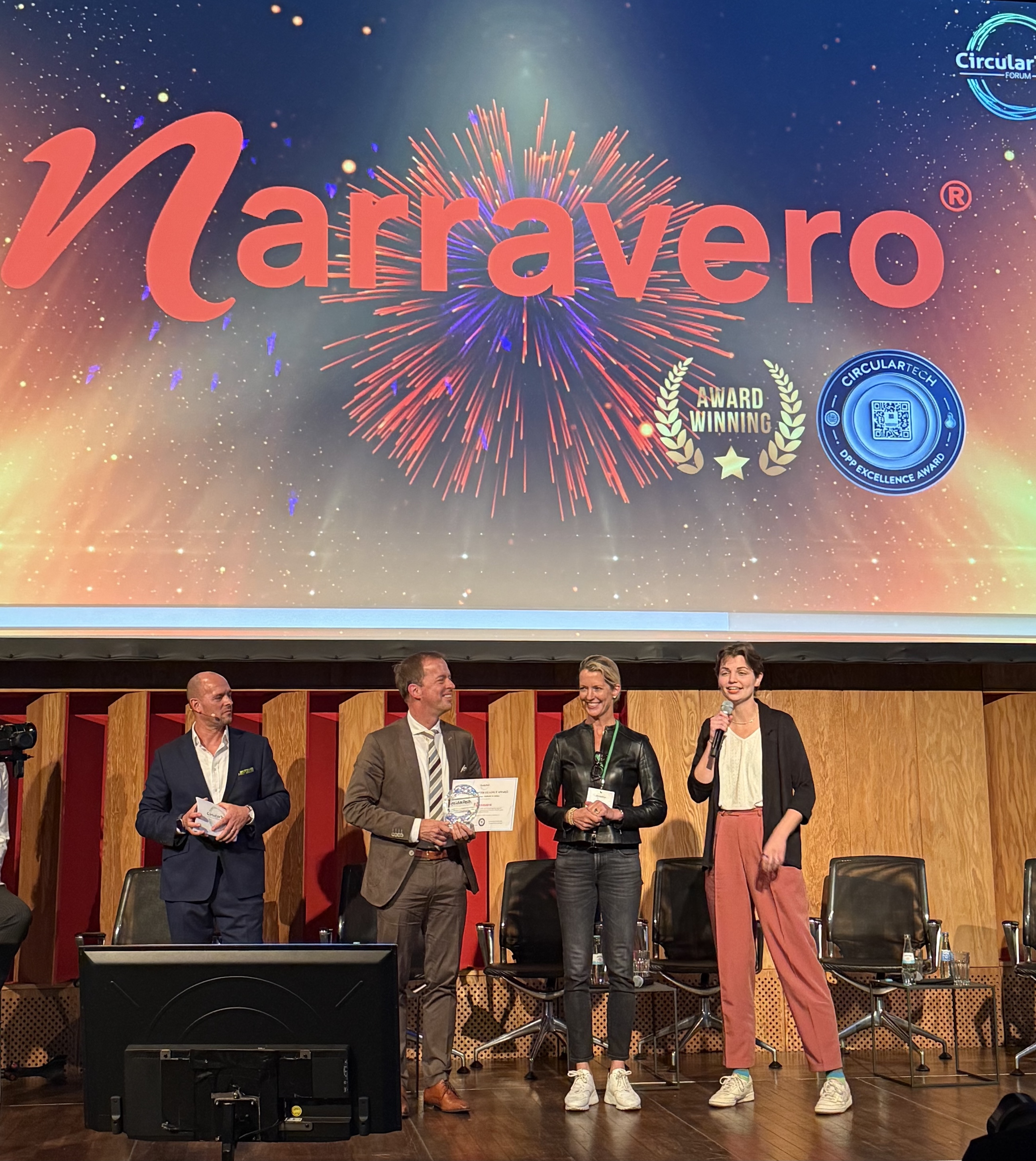 Praxisbeweis für den EU Digitalen Produktpass: Narravero erhält Award „Maturity in Action“