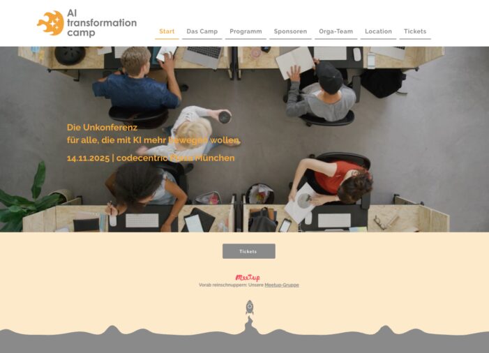 TechDivision ist Partner und Sponsor des AI Transformation Camp 2025 – Gratis-Tickets zu gewinnen