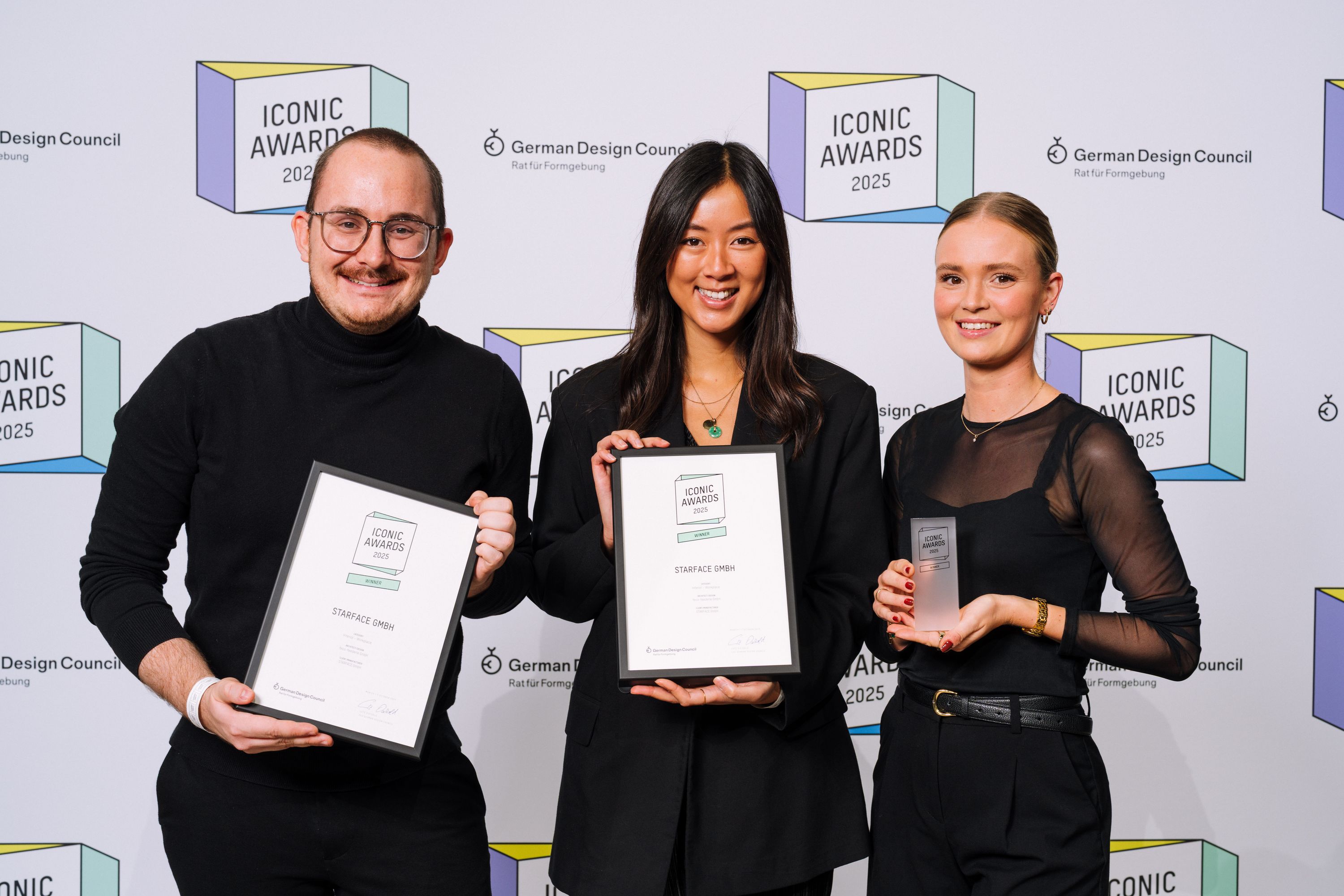 STARFACE erhält ICONIC AWARD 2025 in der Kategorie INTERIOR Workplace