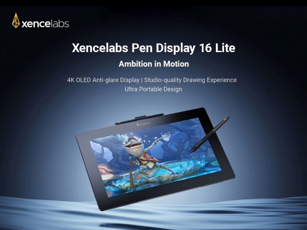 Xencelabs Pen Display 16 Lite mit 4K-OLED jetzt verfügbar Xencelabs Pen Display 16 Lite mit 4K-OLED jetzt verfügbar