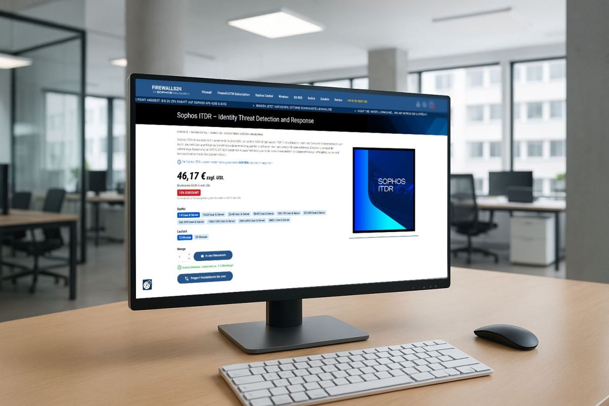 Firewalls24.de nimmt Sophos ITDR ins Portfolio auf: Add-on für MDR und XDR mit Fokus auf Identitätsschutz Firewalls24.de nimmt Sophos ITDR ins Portfolio auf: Add-on für MDR und XDR mit Fokus auf Identitätsschutz