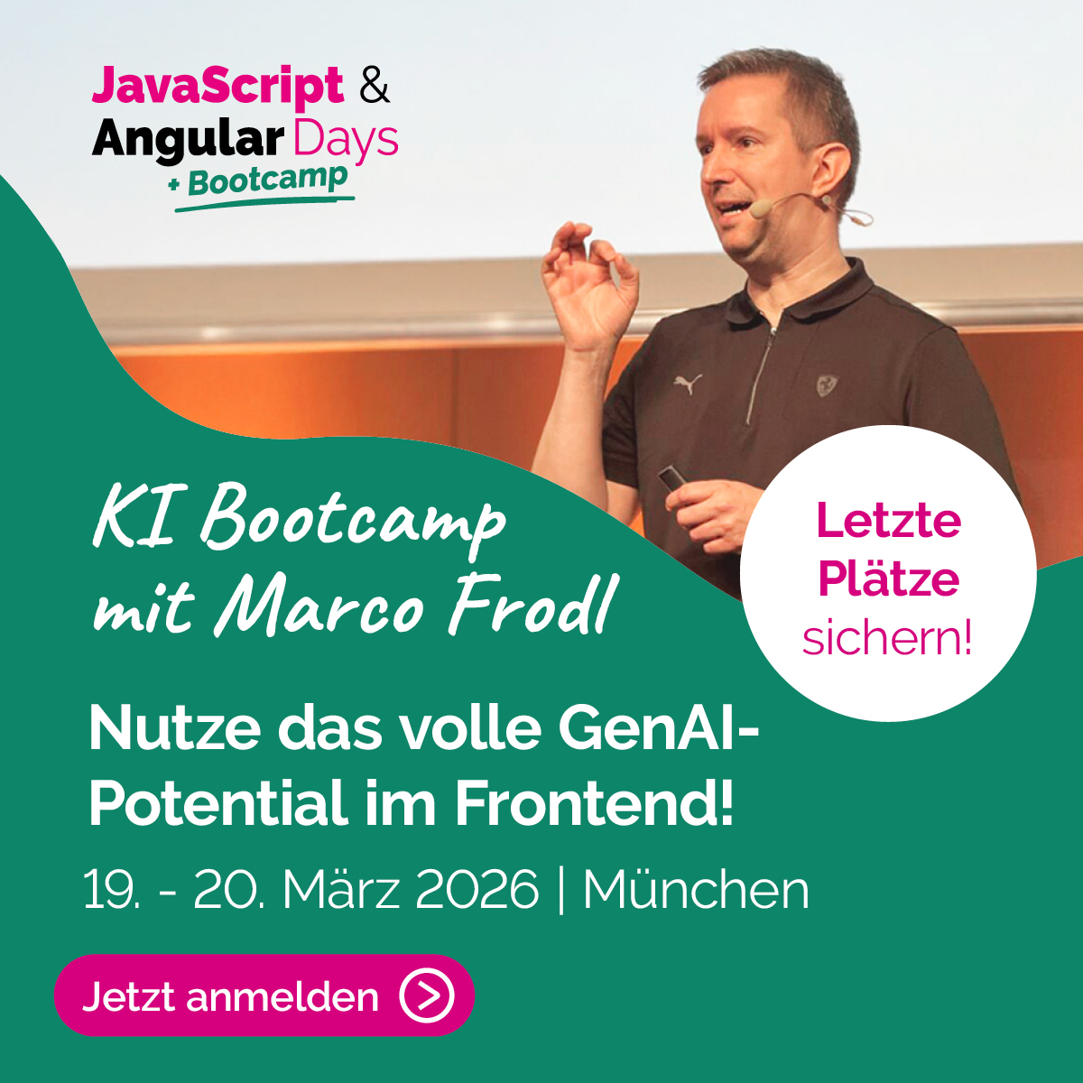 Generative AI für Angular-Entwickler:innen – KI Bootcamp | März 2026 München