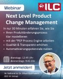 Neues ILC-Webinar: „Next Level Product Change Management“ Neues ILC-Webinar: „Next Level Product Change Management“