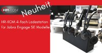 HR-KOM präsentiert 4-fach Ladestation für Jabra Engage Headsets