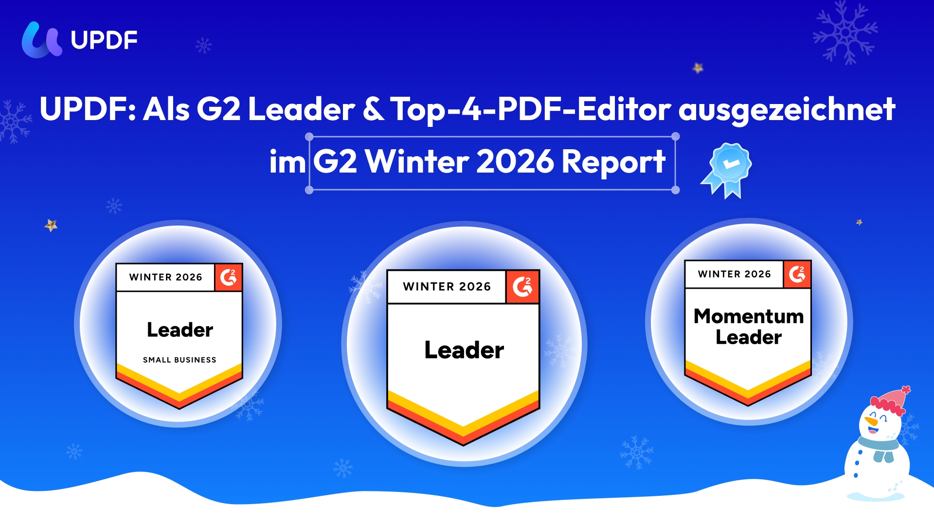UPDF: Als G2 Leader & Top-4-PDF-Editor ausgezeichnet im G2-Winterbericht 2026 UPDF: Als G2 Leader & Top-4-PDF-Editor ausgezeichnet im G2-Winterbericht 2026