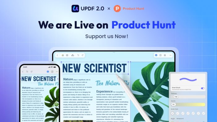 UPDF für iOS startet auf Product Hunt und bringt leistungsstarke PDF-Bearbeitung auf iPhone und iPad