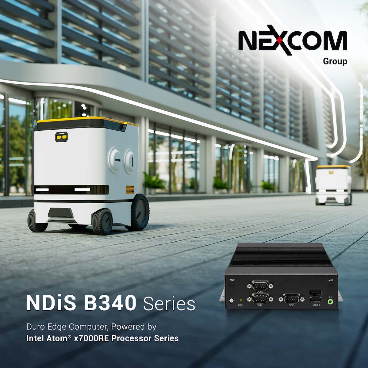 NEXCOM stellt NDiS B340 vor, eine kosteneffiziente und erweiterbare Edge-Computing-Plattform