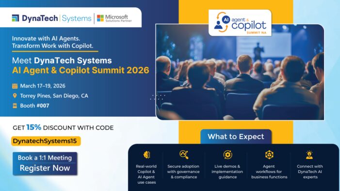 Meet DynaTech Systems at the AI Agent & Copilot Summit NA 2026