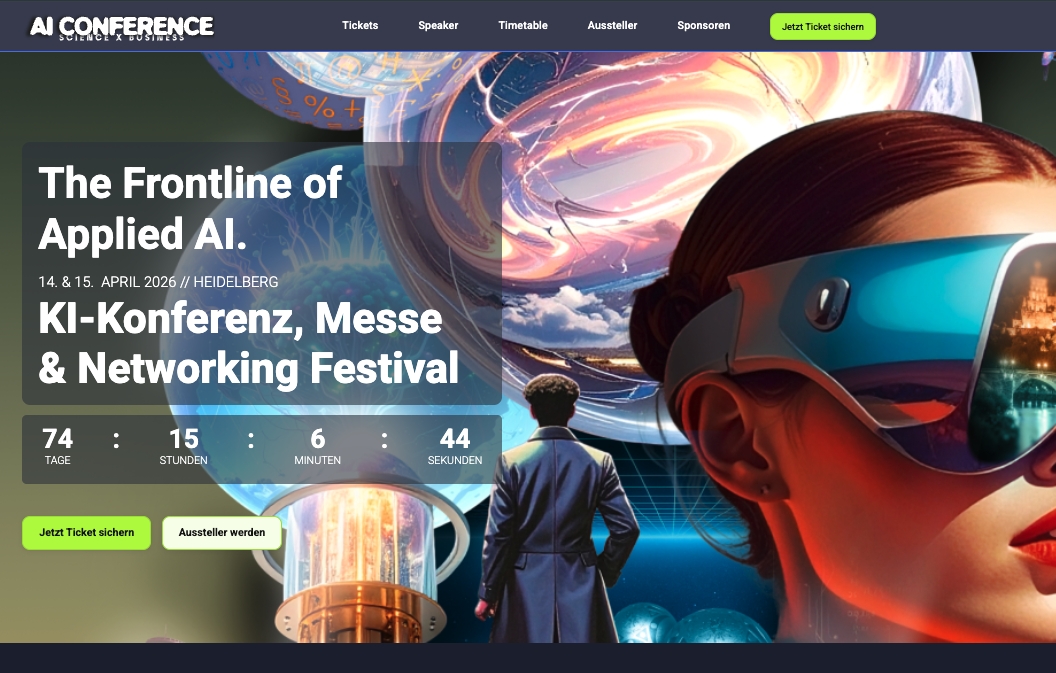 Kapazitäten für Speaker:innen, Aussteller und Sponsoren ausgeschöpft