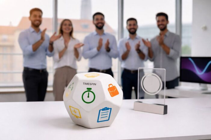 TimeSpin GmbH gewinnt Innovationspreis. Zeit Erfassung trifft Gamification.