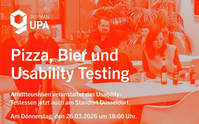 Arndtteunissen lädt zum Usability-Testessen – Innovative UX-Praxis trifft auf Austausch und Networking