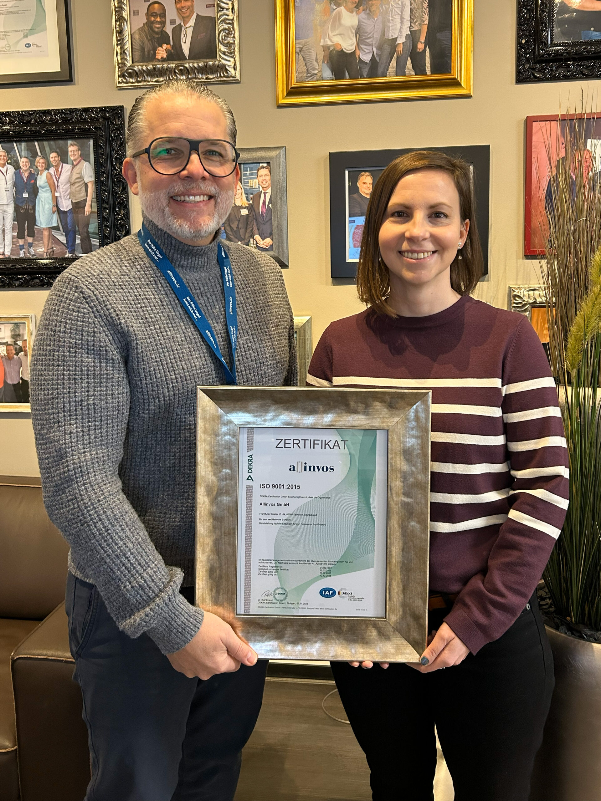 DEHAG Hospitality: allinvos erfolgreich rezertifiziert