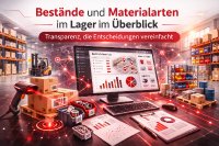 Bestände und Materialarten im Lager im Überblick – Transparenz, die Entscheidungen vereinfacht Bestände und Materialarten im Lager im Überblick – Transparenz, die Entscheidungen vereinfacht