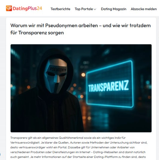 Warum Transparenz beim Online-Dating immer wichtiger wird – DatingPlus24 im Blick Warum Transparenz beim Online-Dating immer wichtiger wird – DatingPlus24 im Blick