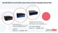 Janz Tec AG präsentiert FALCON S903 AI und FALCON active B Serie auf der Embedded World 2026
