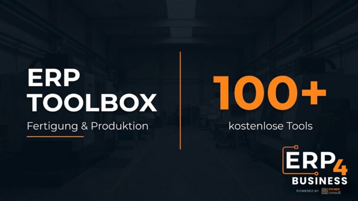 ERP 4 Business – myfactory Partner & mesonic Partner – launcht kostenlose ERP-Toolbox für KMUs aus Produktion