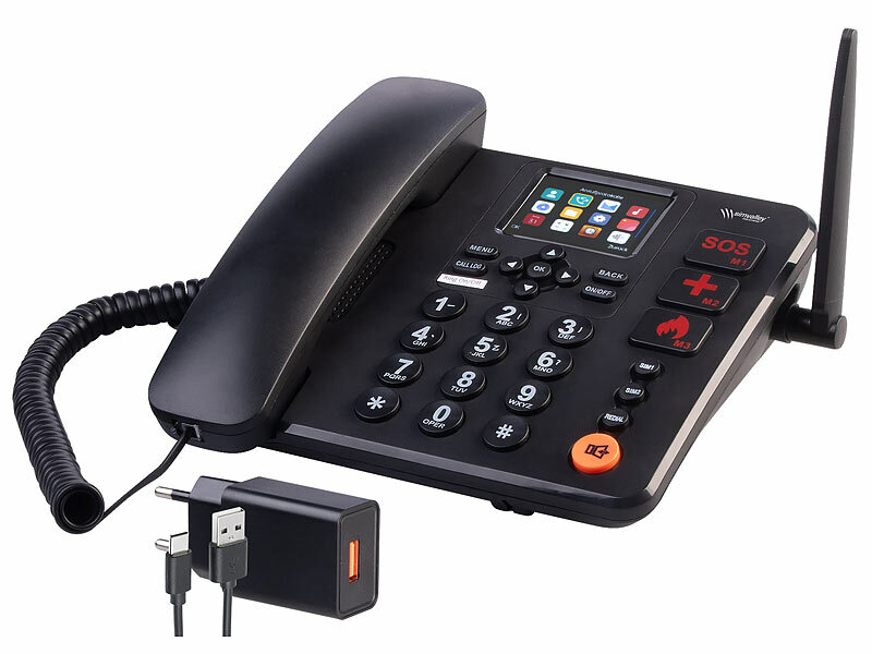 simvalley communications 4G-Tischtelefon TTF-410