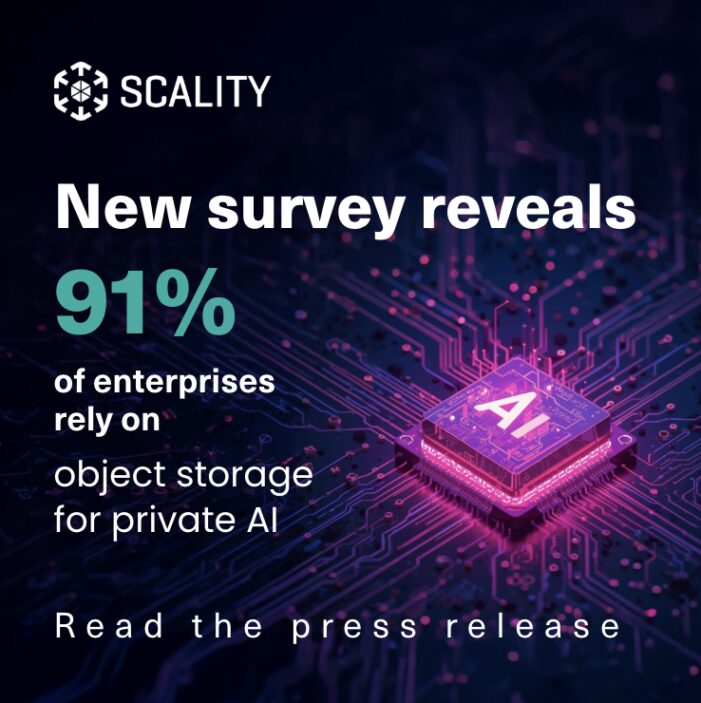 Objektspeicher bildet laut Studie die Basis für 91 % der produktiven Private-AI Implementierungen