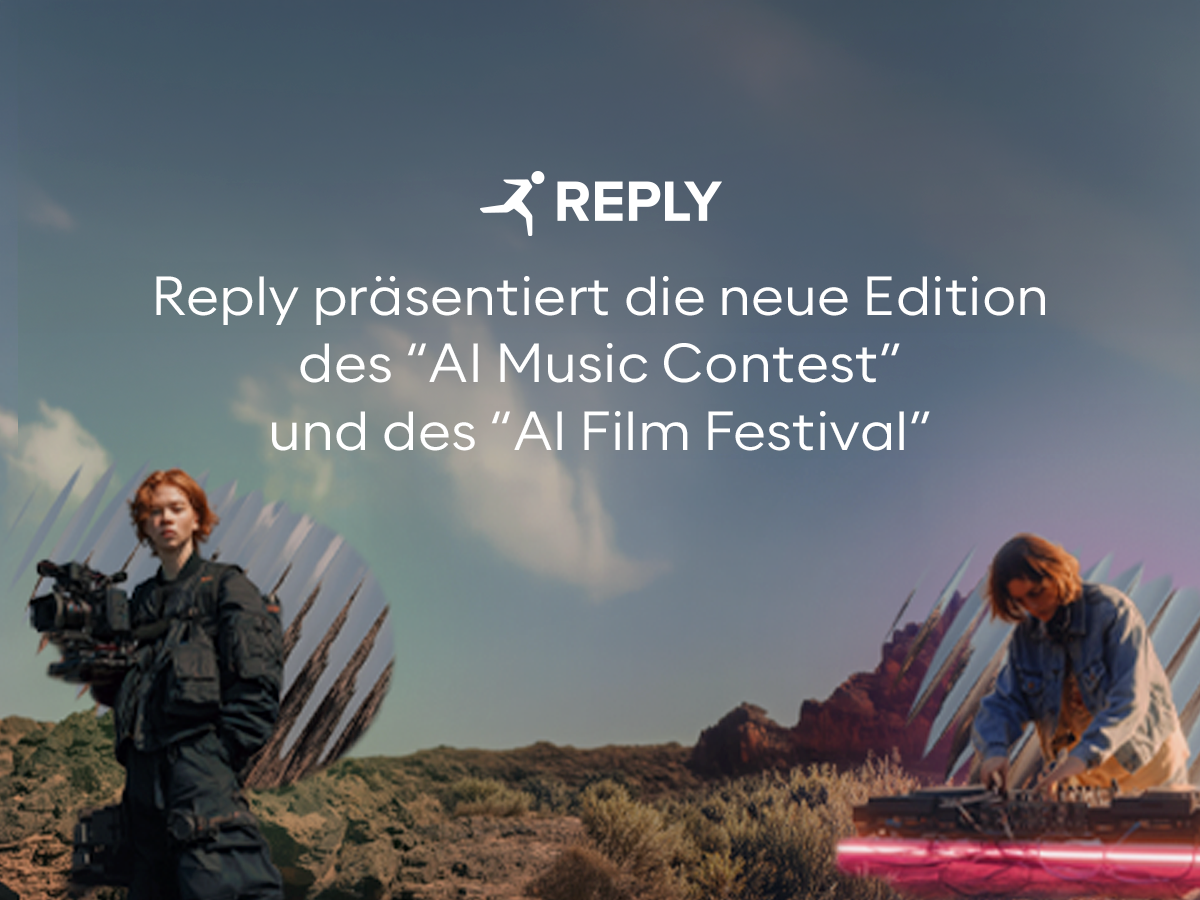 Reply präsentiert die diesjährige Edition des Reply AI Music Contest und des Reply AI Film Festival