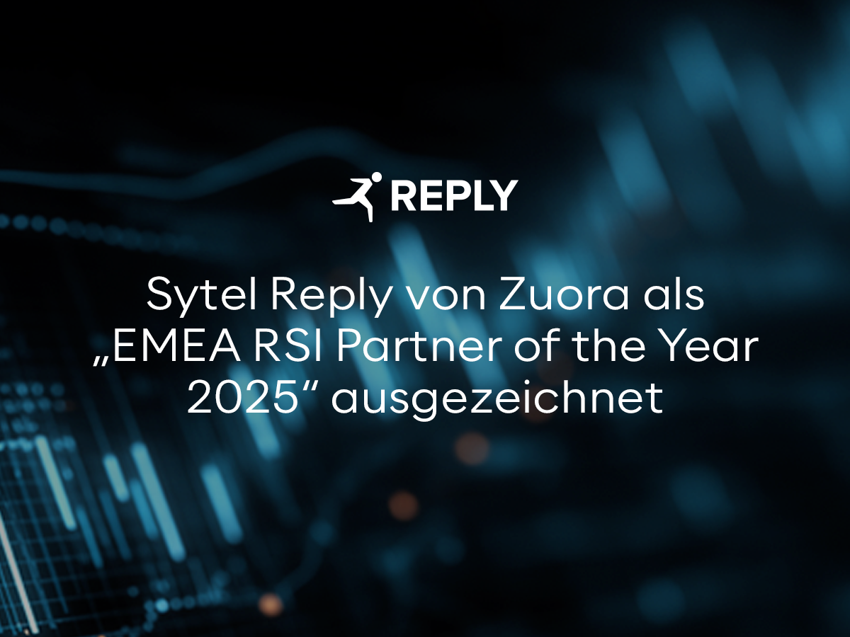 Sytel Reply von Zuora als „EMEA RSI Partner of the Year 2025“ ausgezeichnet