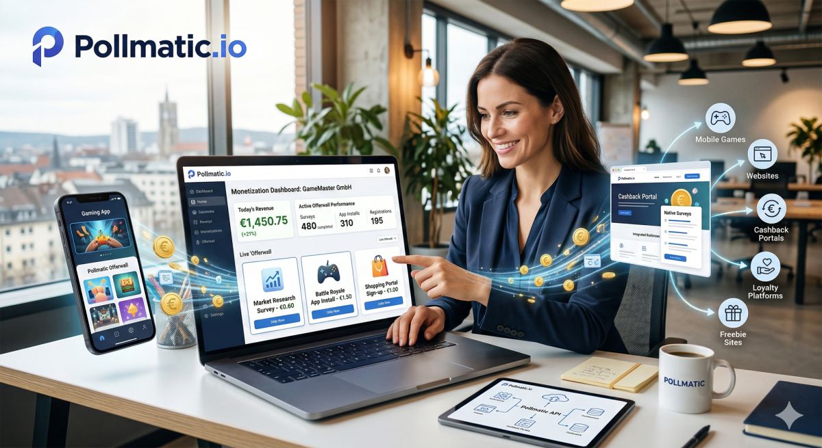 Pollmatic.io erweitert Monetarisierungsmöglichkeiten für Publisher, Apps und digitale Plattformen