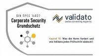 DIN SPEC 14027: Validato begleitet Unternehmen beim Aufbau normkonformer Integritätsprüfungsprozesse nach Kapitel 16