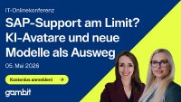 SAP News | SAP-Support neu denken: KI-Avatare, SAP AMS und flexible Modelle für die Zukunft
