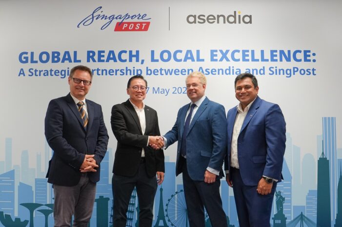 Asendia und Singapore Post bündeln Kräfte für grenzüberschreitenden E-Commerce Asendia und Singapore Post bündeln Kräfte für grenzüberschreitenden E-Commerce