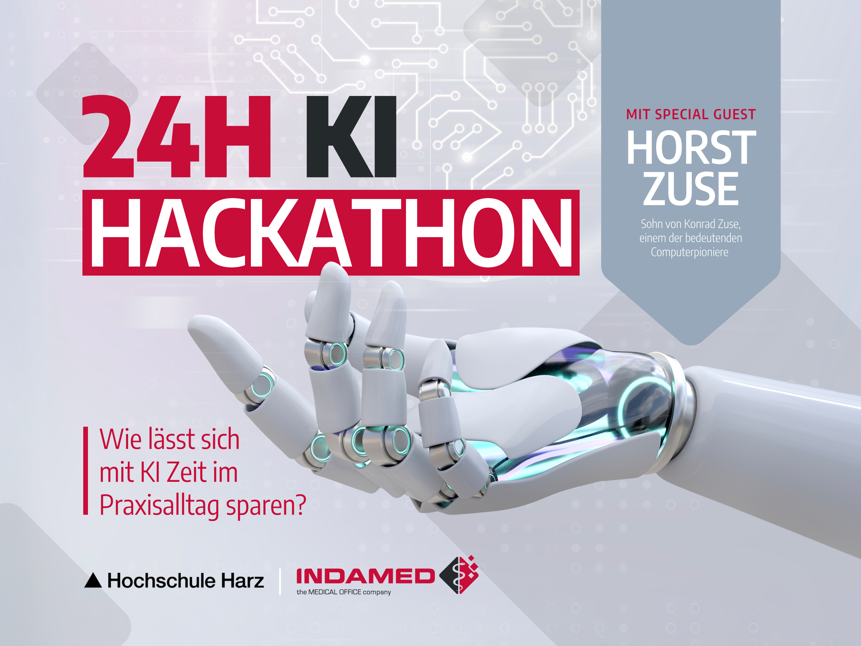 INDAMED und Hochschule Harz planen Hackathon zu KI im Praxisalltag – Prof. Dr. Horst Zuse als besonderer Gast