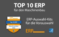 ERP Management verleiht erstmals Siegel für die TOP 10 ERP-Systeme im Maschinenbau