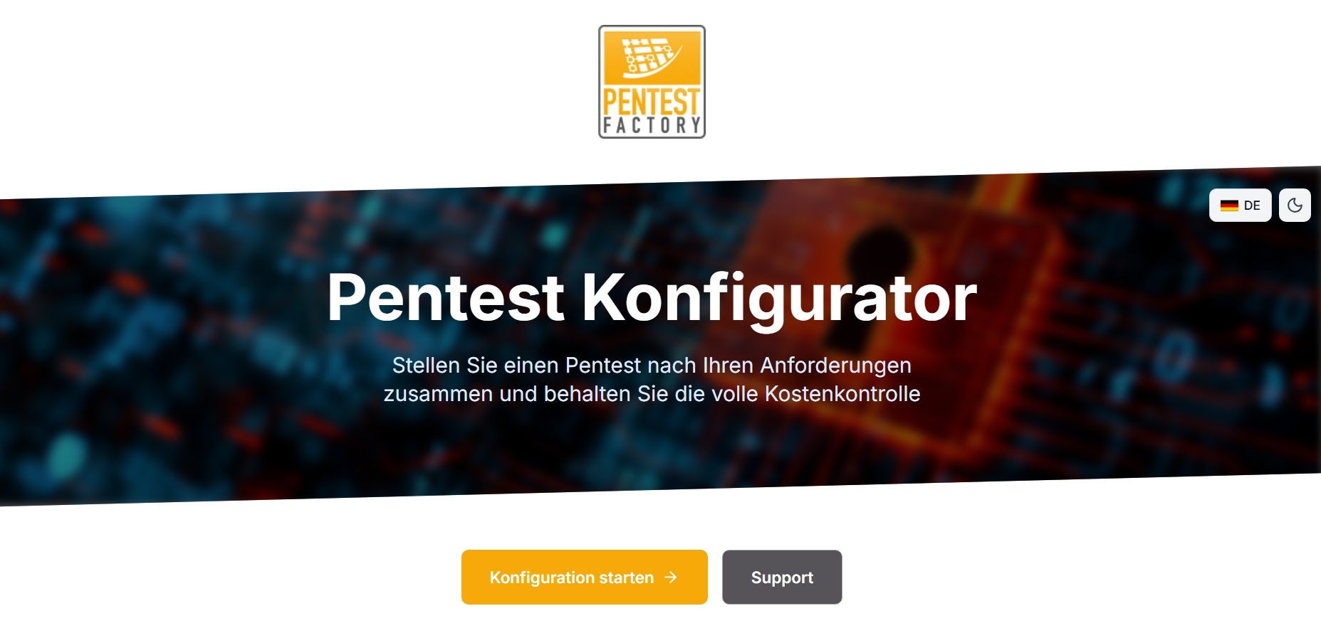 Neuer Pentest-Konfigurator 2.0 für individuelle Angebote Neuer Pentest-Konfigurator 2.0 für individuelle Angebote
