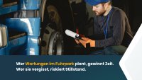 Wer Wartungen im Fuhrpark plant, gewinnt Zeit. Wer sie vergisst, riskiert Stillstand. Wer Wartungen im Fuhrpark plant, gewinnt Zeit. Wer sie vergisst, riskiert Stillstand.