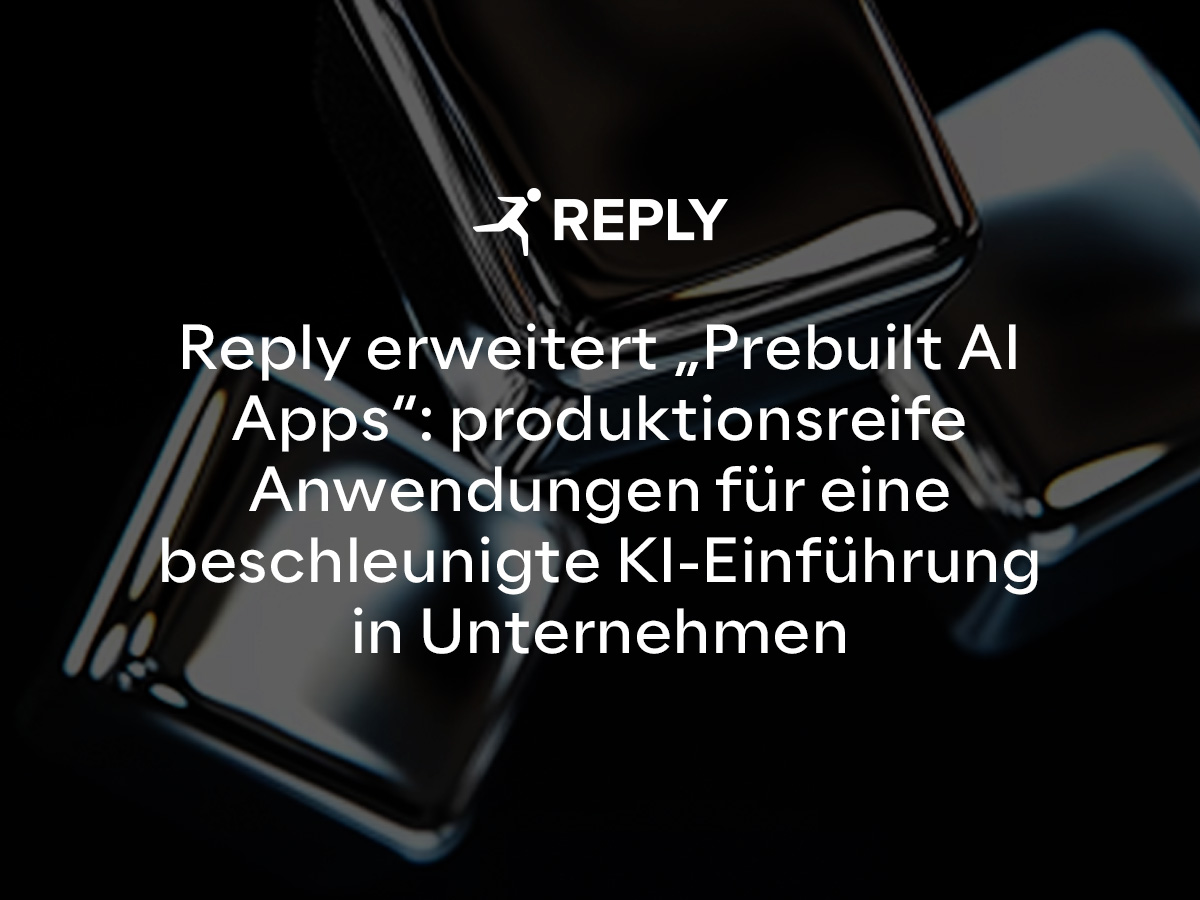 Reply erweitert „Prebuilt AI Apps“