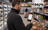 Bestandsaufnahme im Lebensmittel-Discounter: Zählen während der Laden läuft Bestandsaufnahme im Lebensmittel-Discounter: Zählen während der Laden läuft