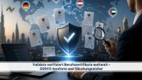 Deutschland auf der sicheren Seite: Validato verifiziert Berufszertifikate und Kompetenznachweise weltweit– DSGVO-konform und fälschungssicher